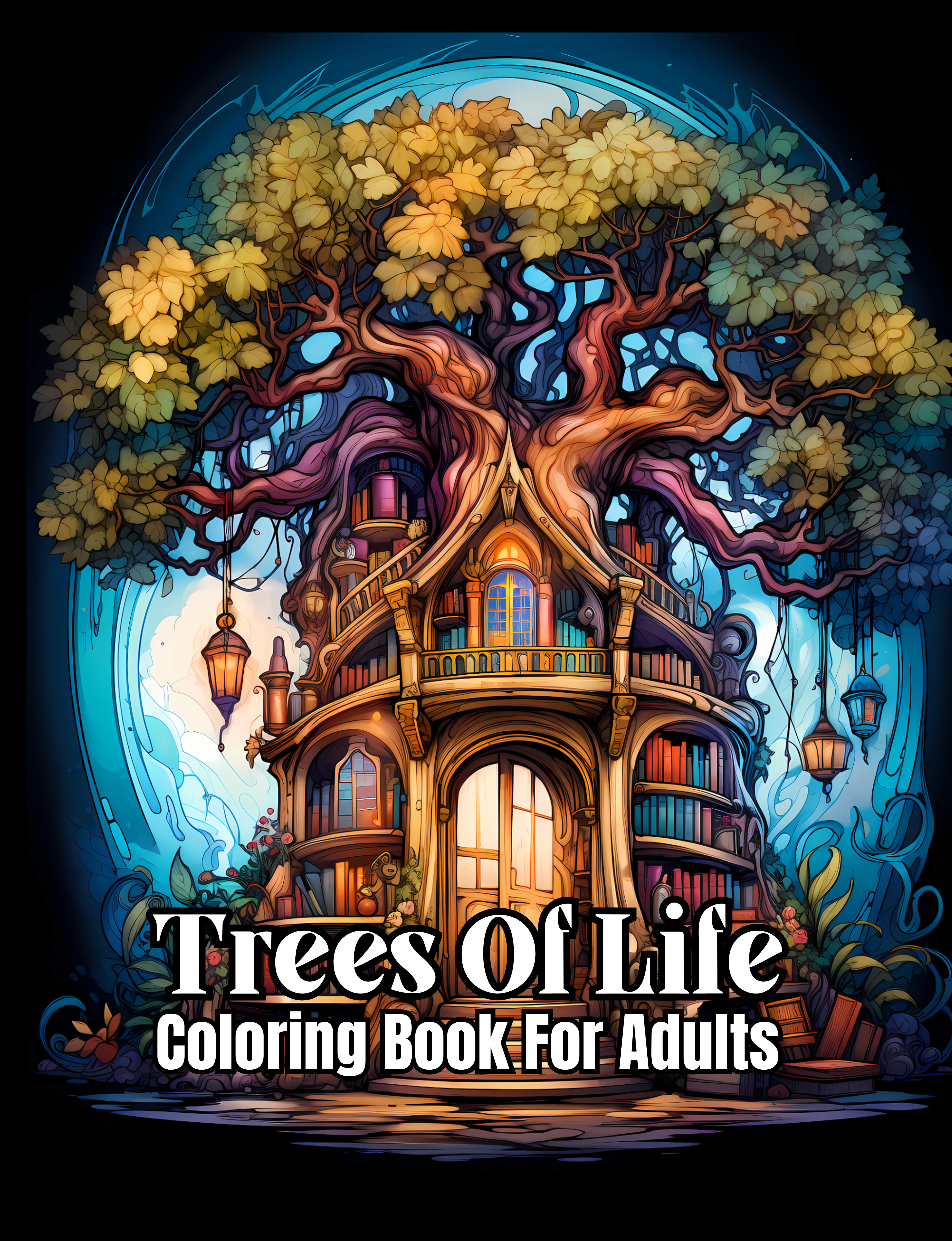 Trees of Life – Coloring Book For Adults